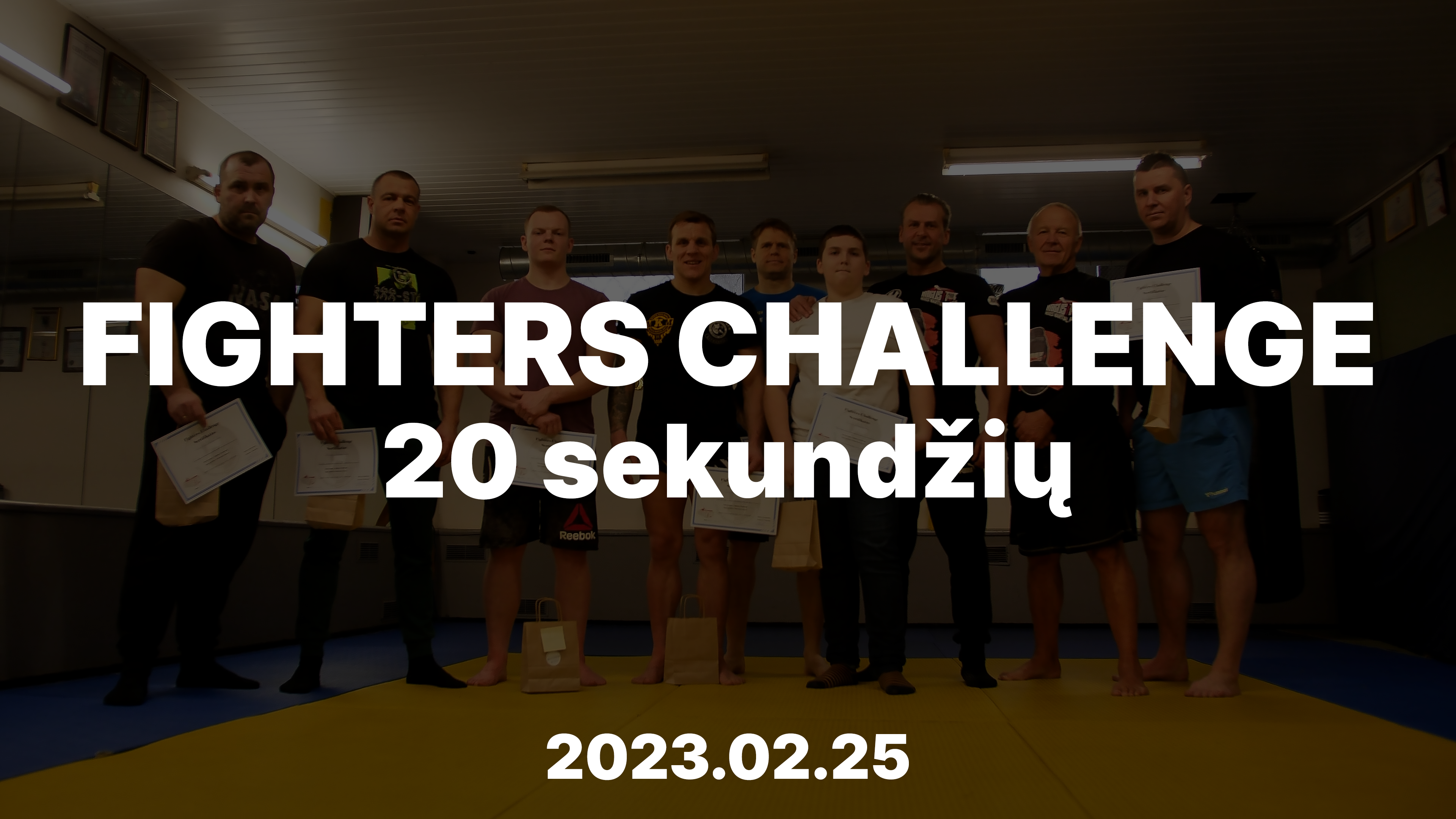 Fighters Challenge 20 sekundžių varžybos 2023.02.25